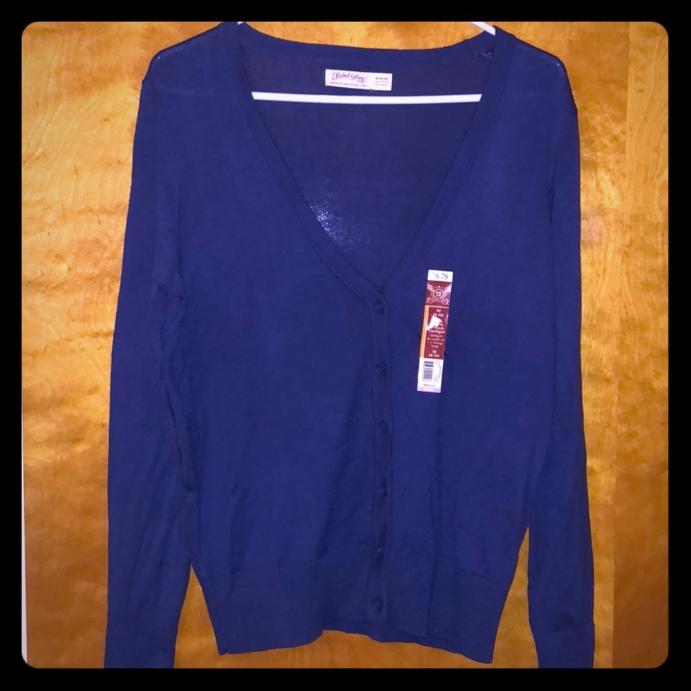 NWT Purple Cardigan